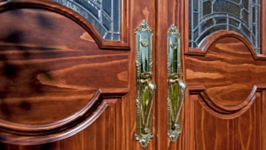 This image of an Accoya door was kindly provided by Accsys Technologies