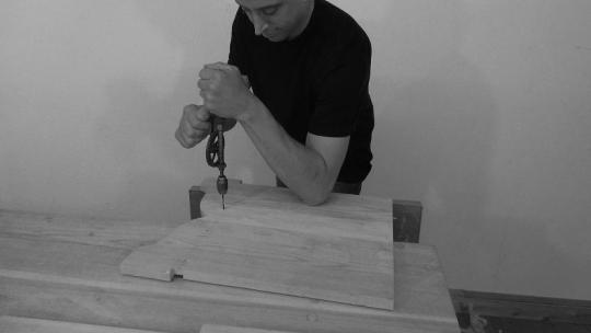 Drilling for the Six Board Chest