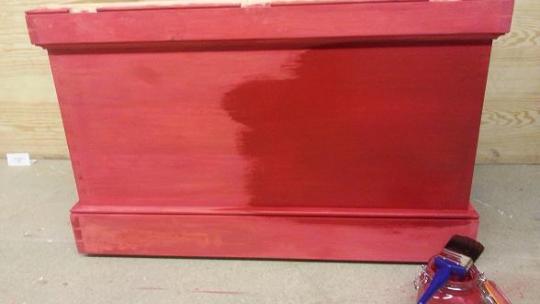 Milk Paint Tool Chest