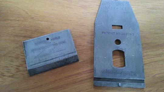 Two Piece Cap Iron