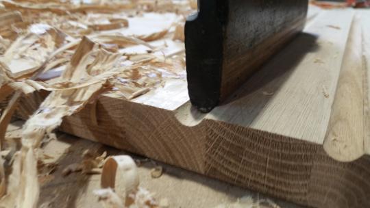 Moulding Planes to Make Worktop Drainage Grooves