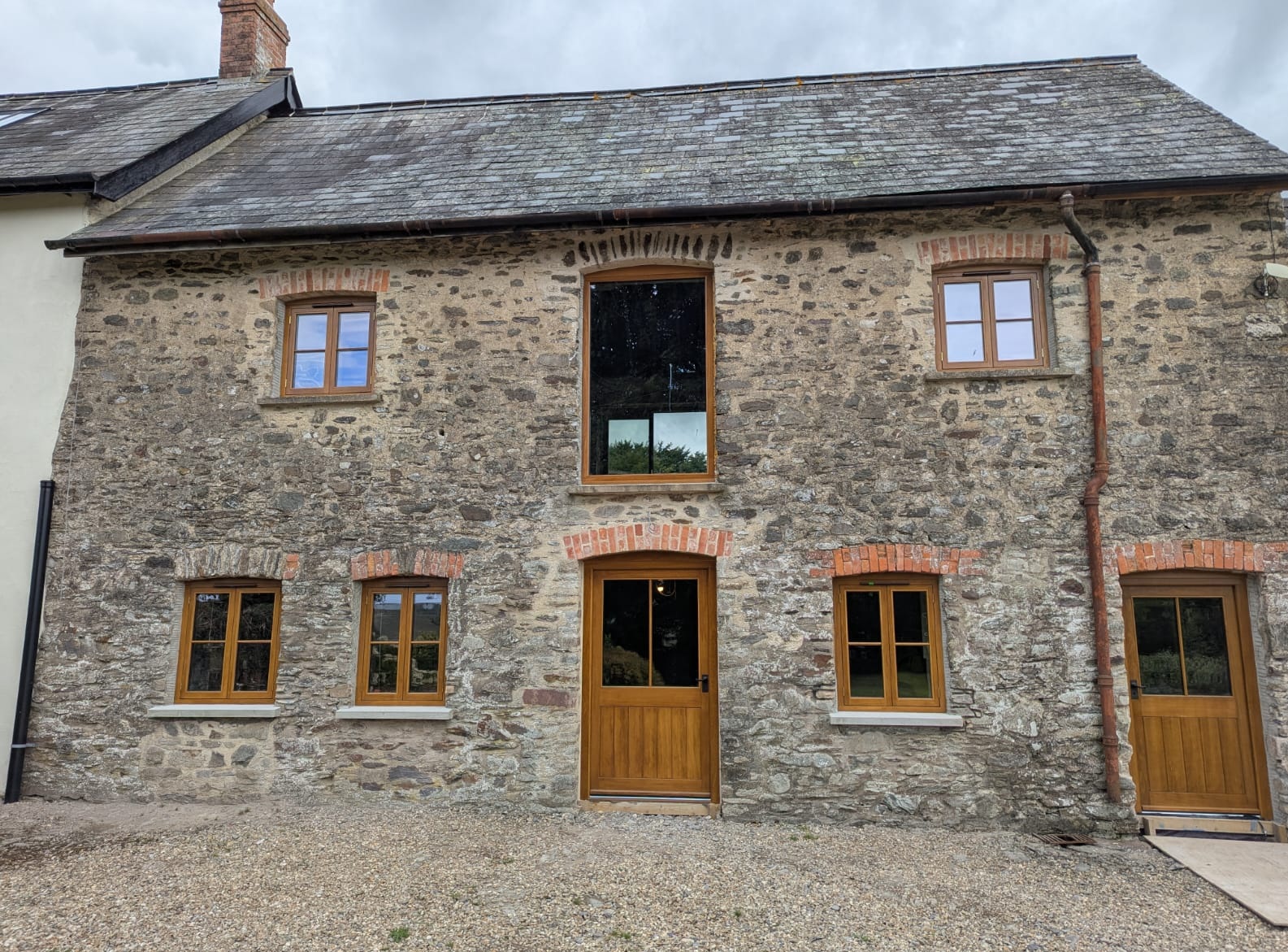 Bespoke timber windows installed Devon