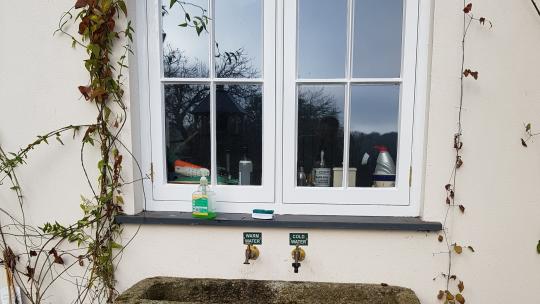wooden windows with slimlime double glazing