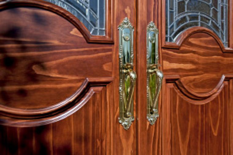 This image of an Accoya door was kindly provided by Accsys Technologies