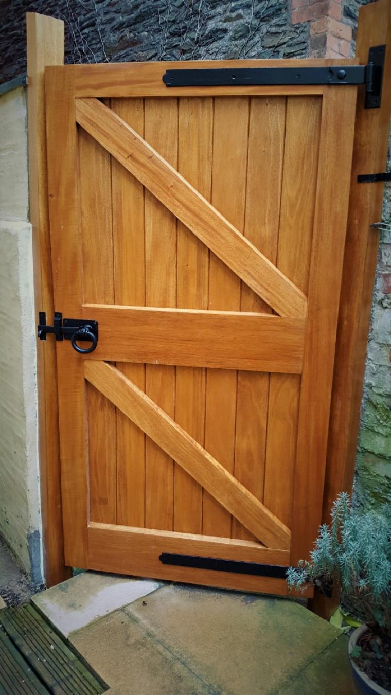 Hardwood Garden Gate