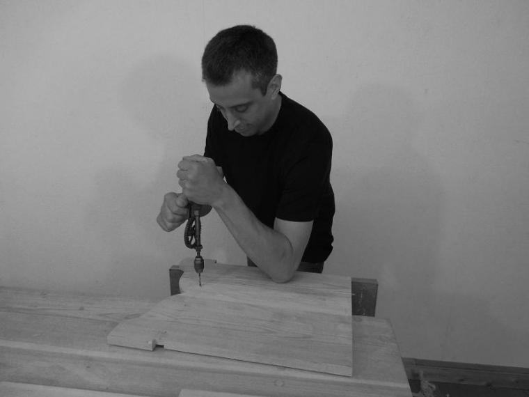 Drilling for the Six Board Chest