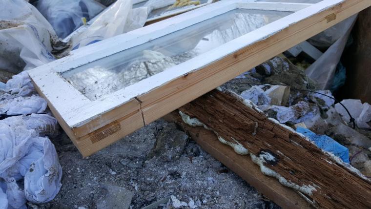 Rotten Timber Window