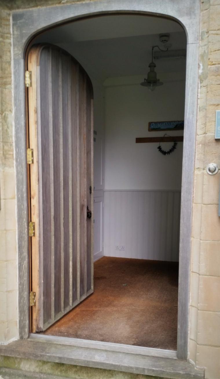 Silvered Oak Door