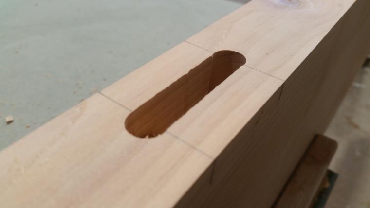 Floating mortice and tenon