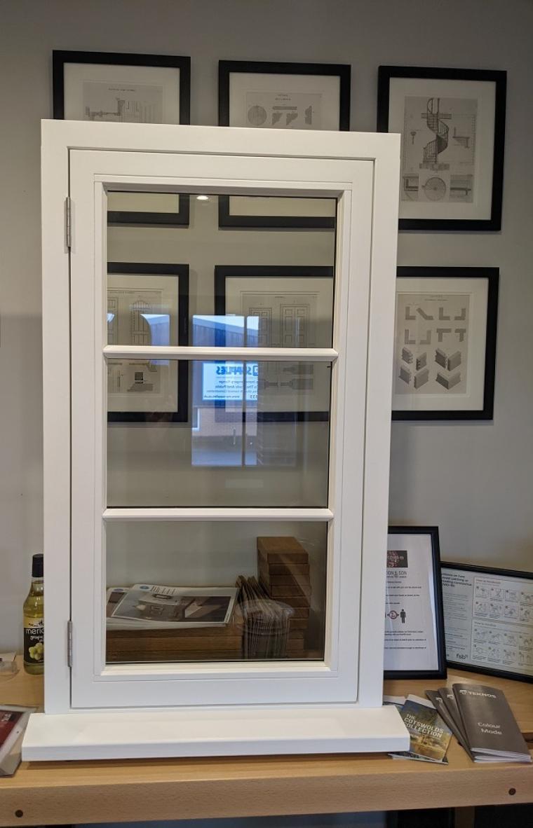 Spray Coated Dry Glaze Window