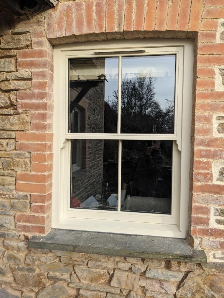 Wood Sash Window Devon