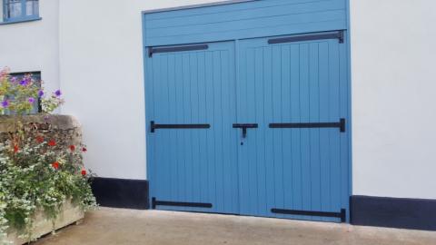 Hardwood Garage Doors Devon