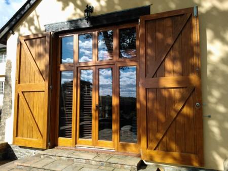 Wood doors made in Devon