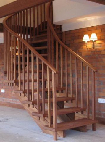 custom made Wreathed wooden Stairs