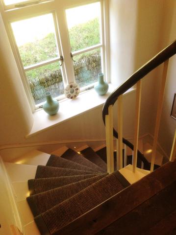 handmade in Devon bespoke Curved staircase