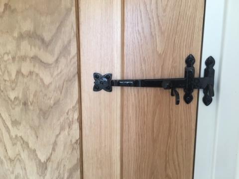 Oak Door Thumb Latch