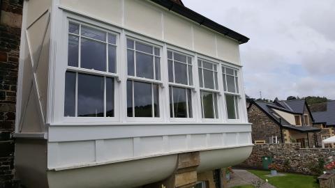 Hardwood Sash Window Devon
