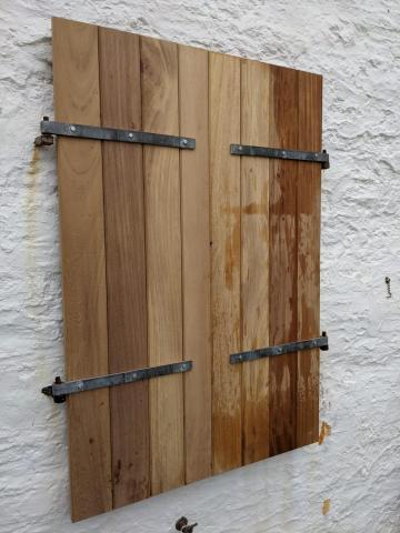 Hardwood External Shutters Devon