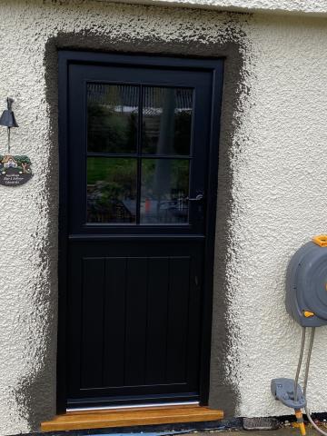 Custom made wood stable door devon