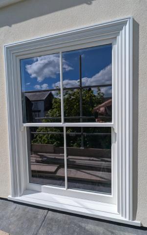 Slim Glazed Heritage Box Sash Window
