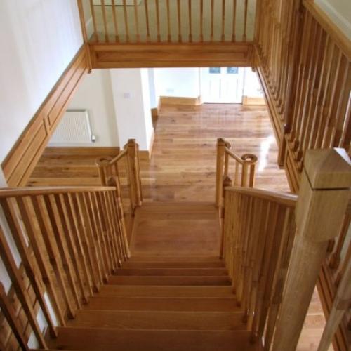 Bespoke Oak Stairs Devon