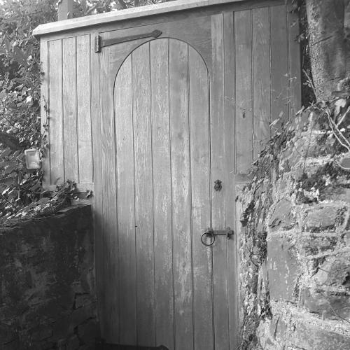 gorgeous cottage garden outdoor inset wooden door