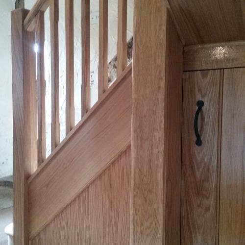 Oak Cupboard Under Stairs