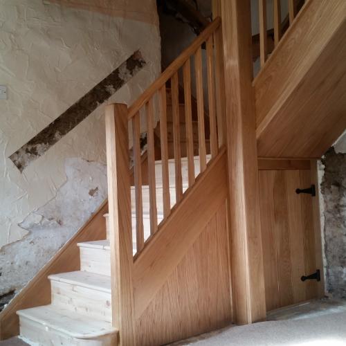 Oak Staircase North Devon