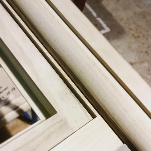 production stage of accoya windows