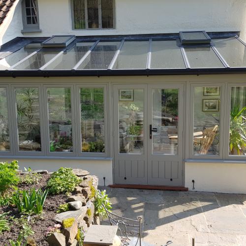 Painted Hardwood Conservatory North Devon