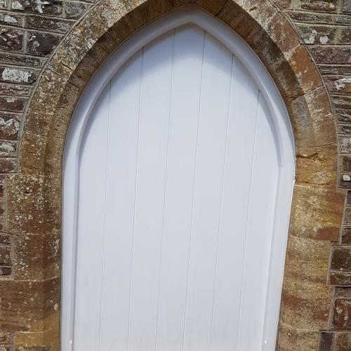 Custom Made Hardwood Gothic Door