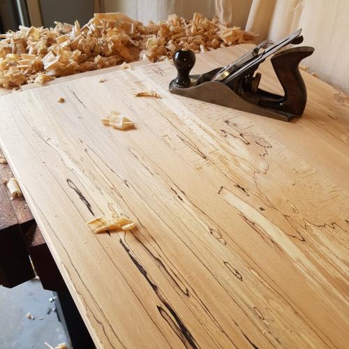 Spalted Beech Desk Devon